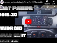 Giocatore radiofonico di multimedia di Android per la vetrina 2013-2020 di stile dell'OEM di Fiat Panda da WITSON 8784