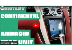 Bentley Flying Spur Continental 2015-2019 Tesla Unità principale Android CarPlay Android Auto-WITSON
